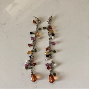 Dangly beaded earrings